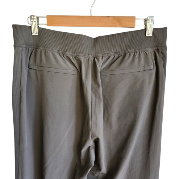 Athleta Pants Women's 12 Green The Brooklyn Ankle Pant Lightweight Pockets - Picture 7 of 9